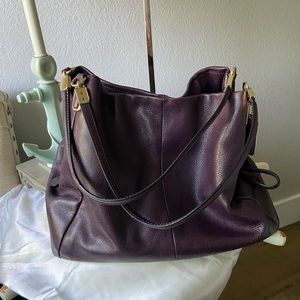 Coach medium shoulder bag purple